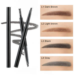 <span class=keywords><strong>Crayon</strong></span> à sourcils végétalien longue tenue et waterproof en 4 couleurs pour usage quotidien, maquillage naturel, cosmétique, logo personnalisé, faible MOQ, double embout - Product Image 4
