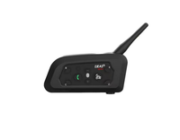 Casque de moto ouvert ZOOMLON ABS avec intercom et technologie V6Pro pour les sports de plein air