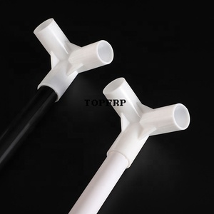 ข้อต่อท่อพลาสติกทรงกลมแบบสามทางคุณภาพสูงชนิดมุมฉาก - Product Image 4