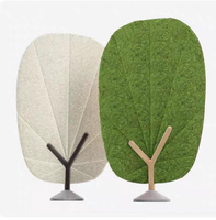 Panneau de séparation acoustique en polyester 100% PET absorbant le son, bloc de couleur, pour bureau et studio