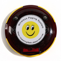 Système de téléavertisseur sans fil pour restaurant 10 buzzers longue portée 600 mètres Système d'appel étanche pour Food Truck Bar Cafe Shop