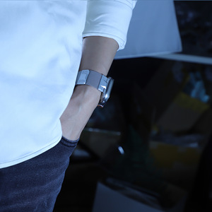 Премиум Миланский ремешок для Apple Watch ультра <span class=keywords><strong>2</strong></span> стильный браслет магнитный металлический ремешок для IWatch серии 9 8 49 мм 45 мм - Product Image 6