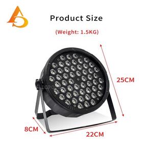 Projecteur LED Par Can AICPOSE DMX512 contrôlé par DMX pour mariage, fête, scène, 54x3w LED Par Light - Product Image 5