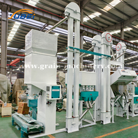 Ligne complète de décorticage du riz YuBei, prix usine, 20T/J, petite et moyenne échelle, installation de traitement du riz paddy facile à utiliser, garantie 1 an