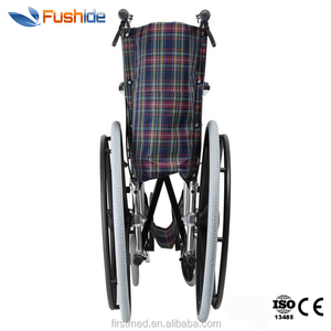 Silla de ruedas plegable Manual de aluminio, con rueda trasera de 24 pulgadas y rueda delantera de <span class=keywords><strong>8</strong></span> pulgadas - Product Image 5