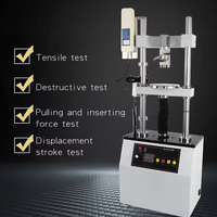 Testeur de force de traction et de poussée numérique à levage électrique 3Q pour corde en nylon, fil, support de test vertical à double colonne