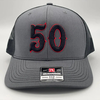 Gorras de Béisbol Personalizadas de Algodón Unisex para Adultos, Gorra de Golf Colorida con Logotipo Bordado Personalizado, Gorra Trucker Richardson 112