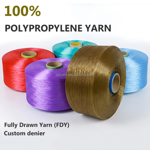 Fil multifilament 100 % PP FDY 300D-2000D de plusieurs couleurs, vente en gros directe usine, pour la fabrication de rubans et cordes de bagages - Product Image 1