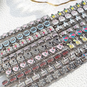 Pulsera Modular de Estilo Italiano, Nueva Serie de Diseños Bonitos, Cadena de Ensamblaje Personalizada, Joyería de Moda - Product Image 4