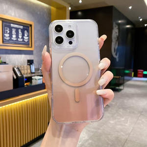 ฝาครอบป้องกันการกระแทกแม่เหล็กสีรุ้งไล่ระดับสีใสสำหรับ iPhone 17 16 15 14 13 12 PRO MAX - Product Image 6