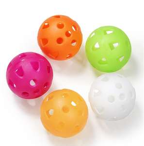 Nuevo OEM al por mayor interior al aire libre Golf hueco PE bola 42mm práctica bola Mini Pickleball con nueva forma de diseño - Product Image 2