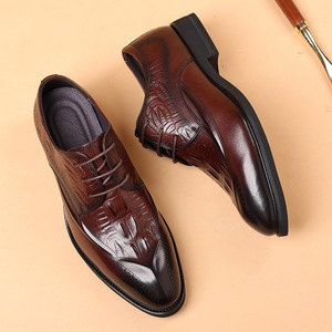 Zapatos Casuales de Boda para Hombre, Hechos a Mano, de Alta Calidad, de Malla Negra, Ligeros, Transpirables, Impermeables, con Parte Superior Brillante - Product Image 2