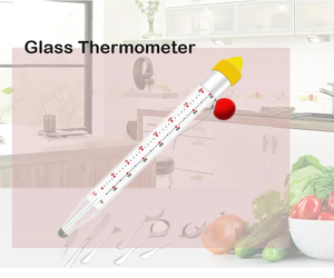 Termômetro de tubo de vidro para doces, fornecimento de fábrica na <span class=keywords><strong>China</strong></span>, termômetro para velas - Product Image 4
