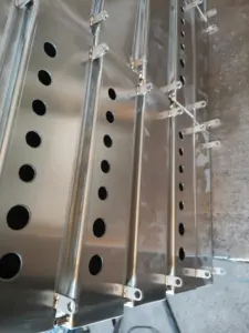 Painel de controle eletrônico OEM de alumínio para fabricação de chapas metálicas com corte a laser para peças de metal