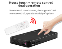 Mini Proyector DLP 4K de Bolsillo 3D Android, Wi-Fi para una Experiencia de Cine en Casa Definitiva HDMI y USB