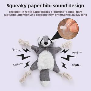 Juguete de Peluche Interactivo e Indestructible para Masticar y Limpiar los Dientes para Perros - Product Image 3