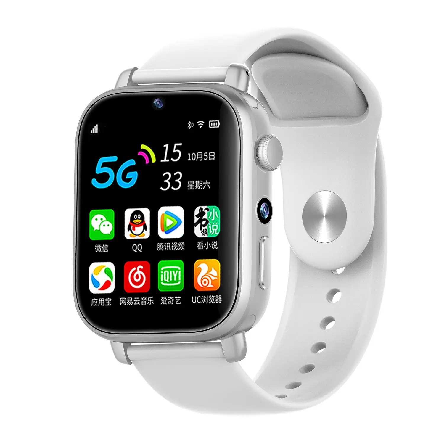 I 1S Smart Watch 1.9 Inch Hd Scherm Gps Sim Kaart Smart Phone Ip67 Alloy Unisex Ips Wifi Video Call Nfc Betaling Gps Android 4G 5G