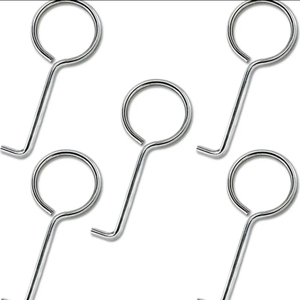 Ganchos de elevación para llave de drenaje, extractor de rejilla de drenaje de acero inoxidable 304, llave de elevación para una fácil limpieza del drenaje de la ducha, plateado - Product Image 4