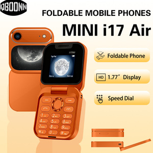 Téléphone portable pliable compact I17 Air pas cher avec enregistrement automatique des appels, numérotation rapide, radio FM, mini téléphone à clapet, double carte SIM, GSM débloqué - Product Image 2