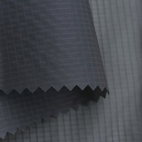 Tissu en nylon 100% tissé ultra-léger 10D 15D 20D, taffetas ripstop, silicone, 20 deniers, imperméable, pour sacs de filles et de garçons, équipement de plein air
