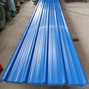 แผ่นหลังคาเหล็กลูกฟูกเคลือบสีอ่อน หนา 0.22-0.25 มม. ได้รับการรับรองมาตรฐาน CE ISO 9001 ผลิตในจีน สำหรับงานก่อสร้าง - Product Image 6