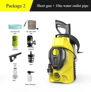 Limpiador de Autos de 1400W 220V 110V, Lavadora de Alta Presión Vertical - Lavadora de Autos Portátil Automática de Alta Potencia para el Hogar - Product Image 3