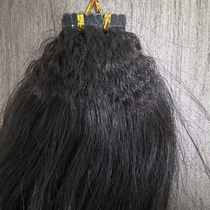 Leslie Morgan Remy cheveux chinois Body Wave sans couture à clipser pour homme - Product Image 2