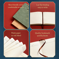 Service OEM/ODM, coffret cadeau en cuir gaufré traditionnel chinois de qualité supérieure, ensemble stylo et carnet de notes A5 personnalisable
