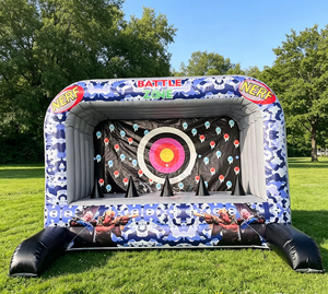 Château gonflable commercial, jeu de carnaval, jeu de tir <span class=keywords><strong>Nerf</strong></span>, maison de rebond <span class=keywords><strong>pas</strong></span> chère - Product Image 2