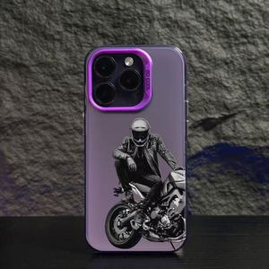 <span class=keywords><strong>Coque</strong></span> de téléphone IMD tendance pour garçon, motif <span class=keywords><strong>moto</strong></span> coloré argenté, compatible <span class=keywords><strong>iPhone</strong></span> 16 Plus 15 <span class=keywords><strong>Pro</strong></span> <span class=keywords><strong>Max</strong></span> 14 13 12 <span class=keywords><strong>11</strong></span>, étui arrière de protection pour mobile - Product Image 5