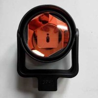 Prisme circulaire de base réflecteur de remplacement Resolute Single Red Topographic GPR111 en métal cuivré pour support de prisme et cible de réflexion pour récepteur total