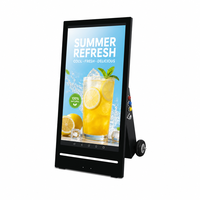43 Zoll Batteriebetriebener Faltbarer Tragbarer Wasserdichter Outdoor Digitaler Poster LCD Werbedisplay Kiosk Smart Signage