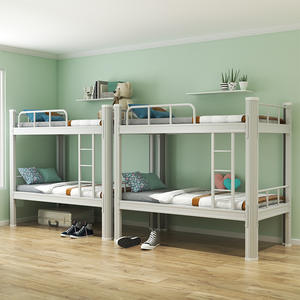 Lit superposé Yan En, structure en fer, lit double pour dortoir, finition de revêtement, utilisation adulte, YN 2626 - Product Image 1