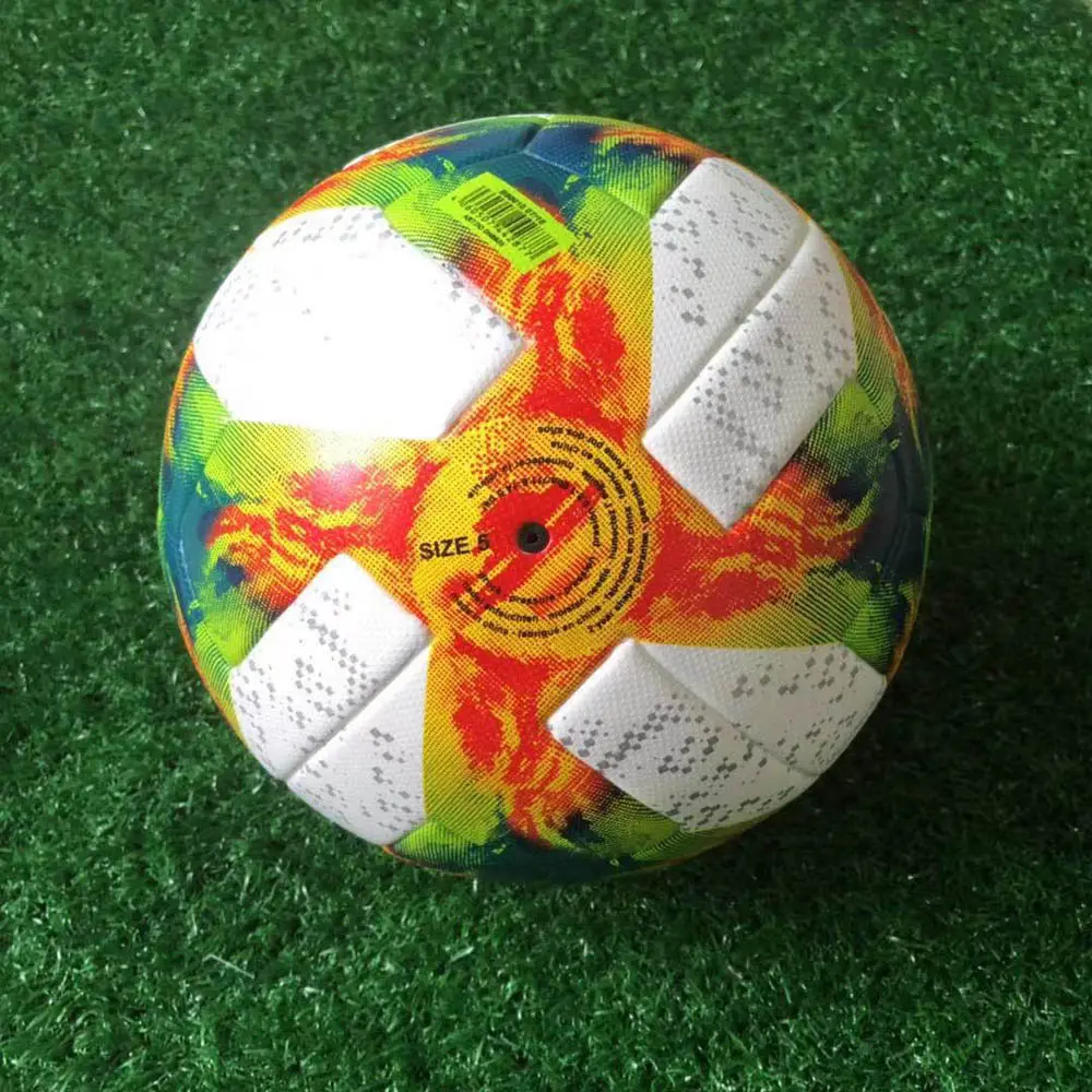 2020 उच्च गुणवत्ता फुटबॉल की गेंद 2019 2020 पु आकार 5 गेंदों granules पर्ची प्रतिरोधी फुटबॉल मैच फुटबॉल की गेंद