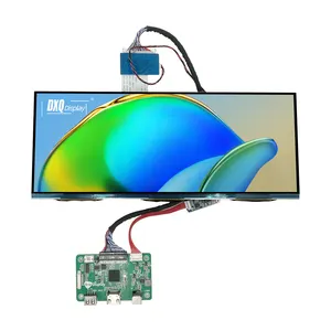 Layar 12.3 inci Lcd 1920x720 papan Android industri 12.3 "tampilan layar IPS LVDS layar antarmuka HD-MI untuk navigasi mobil