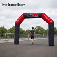 Arche publicitaire gonflable pour les organisateurs d'événements, avec logo de sponsor personnalisé, pour les événements sportifs et la promotion de courses