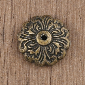 Accessoires de meubles de style antique en alliage de zinc Wenzhou Platinum Link, décoratifs en forme de fleur, pour la protection des coins - Product Image 4