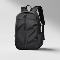 Sac à dos Oxford personnalisé imperméable avec fermeture éclair, compartiment pour ordinateur portable, motif lettres, en polyester, pour sport en plein air, affaires et voyages urbains