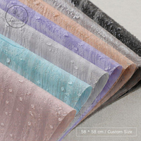 Papier d'emballage floral de luxe à texture peinture à l'huile, imperméable, style coréen, pour bouquets, fournitures pour fleuristes