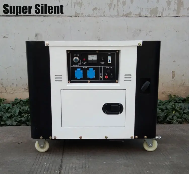 Générateur électrique portable super silencieux, 6kva, 5kw, pour moteur diesel, en solde, prix d'usine