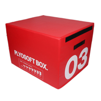 Caja Pliométrica de Espuma Apilable Tier Soft para Crossfit, Entrenamiento en Gimnasio, Ejercicios de Agilidad y Salto
