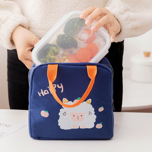 Sac à déjeuner léger en tissu Oxford pour enfants, doublure en PEVA, sac isotherme réutilisable avec fermeture éclair, vente en gros OEM - Product Image 4