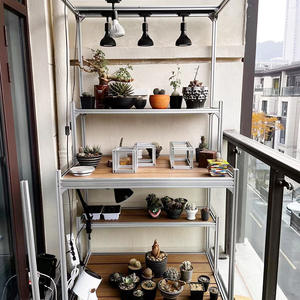 Componentes de Estructura de Pérgola de Aleación de Aluminio Industrial 20/30/40 para Uso en Cabañas GQK GL0209, Diseño de Molde Basado en Dibujos, Personalización - Product Image 3