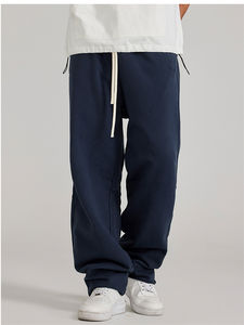 Venta caliente fitness jogging gimnasio apilados pantalones de chándal ligero en blanco hombres unisex pantalones de chándal personalizados joggers pantalones de chándal Pantalones deportivos - Product Image 3