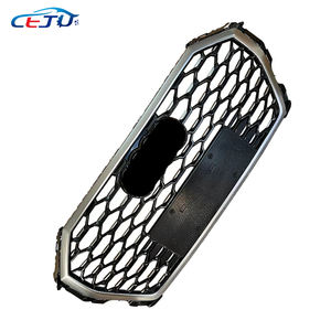 Copertura Griglia Radiatore Superiore per Paraurti Anteriore Accessori Auto Neri Stile Nido d'Ape per Audi Q3 <span class=keywords><strong>SBT</strong></span> 2019-2020 - Product Image 3