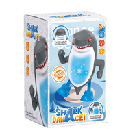 Jouet de requin dansant avec lumières LED balançant vers le bas gauche droite déplace le balancement du corps enfants jouets électroniques fête jeu amusant