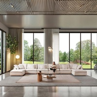 Populaire Canapé en Tissu Confortable de Style Nordique, Meuble d'Intérieur Modulable, Canapé Sectionnel Nuage