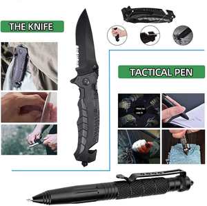 Venta al por mayor de emergencia mejor kit de supervivencia 40 en 1 campamento 18 en 1 Kit de equipo de supervivencia con hacha Spork - Product Image 3