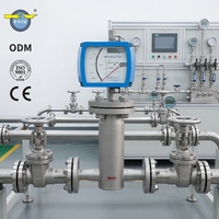 KY AMH Nouvelle Arrivée Débitmètre à Flotteur à Filetage Horizontal en Métal Haute Pression avec Indicateur Local pour Test d'Huile Hydraulique sur Conduite