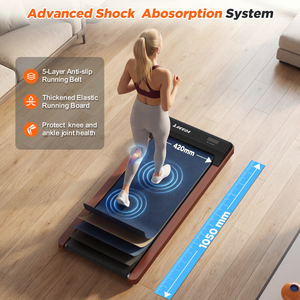 Mini <span class=keywords><strong>tapis</strong></span> <span class=keywords><strong>de</strong></span> marche silencieux <span class=keywords><strong>ultra</strong></span>-<span class=keywords><strong>plat</strong></span> en bois pour bureau, vitesse 6 km/h, idéal pour bureau debout - OEM/ODM personnalisé - Product Image 5